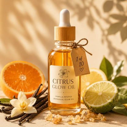 Citrus Glow Oil | Brightening Botanical Face & Body Oil