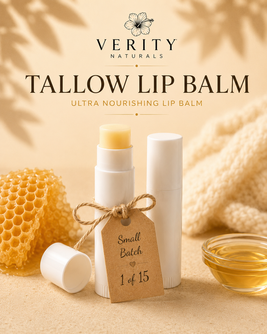 Verity Tallow Lip Balm | Ultra Nourishing Tallow Lip Balm